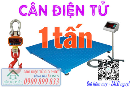 Cân điện tử 1 tấn