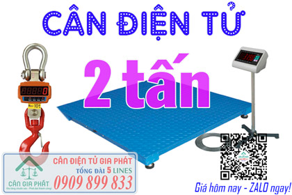 Cân điện tử 2 tấn