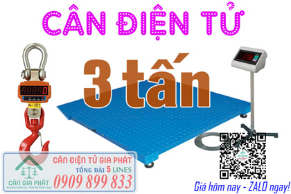 Cân điện tử 3 tấn