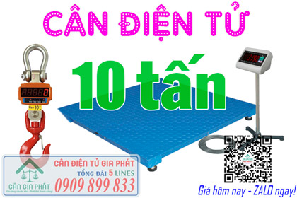 Cân điện tử 10 tấn