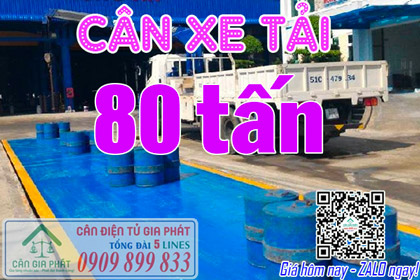 Cân điện tử 80 tấn