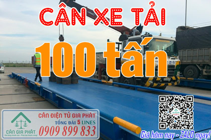 Cân điện tử 100 tấn