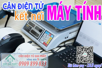Cân điện tử kết nối máy tính