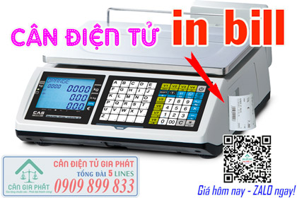 Cân điện tử in hóa đơn