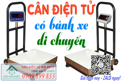 Cân điện tử có bánh xe
