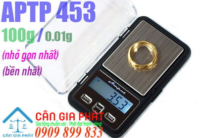 Cân điện tử APTP 453 100g (nhỏ nhất & bền nhất)