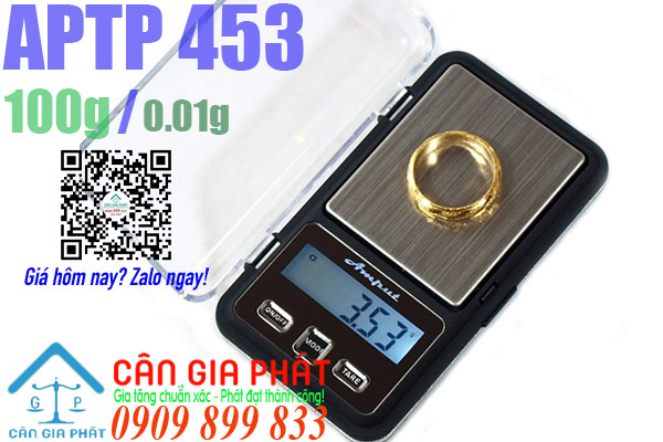 Cân tiểu ly Aptp 453 100g - cân điện tử mini