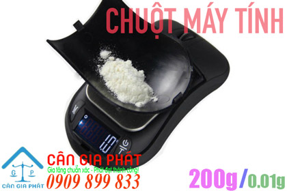 Cân điện tử chuột máy tính 200g/0.01g