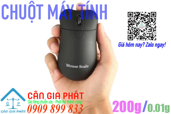Cân điện tử chuột máy tính 200g - cân mini chuột máy tính