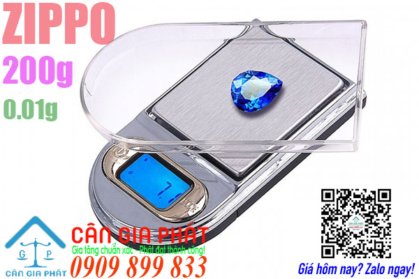 Cân tiểu ly hình bật lửa zippo 200g cân mini hộp quẹt zippo 200g