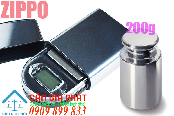 Hiệu chuẩn cân điện tử zippo 200g