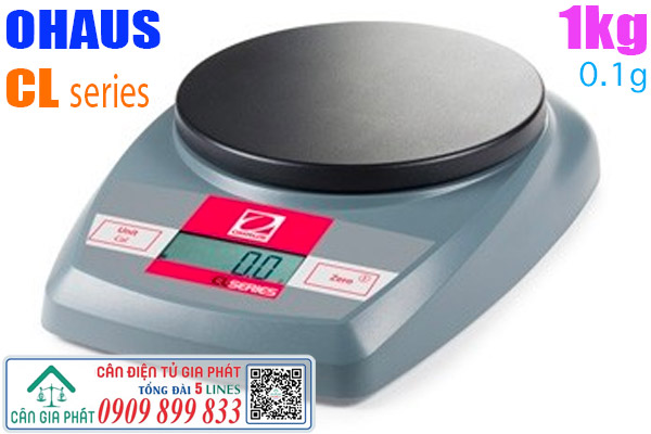Cân điện tử 1kg cân điện tử Ohaus CL 1kg cân 1kg Cân Điện Tử Gia Phát
