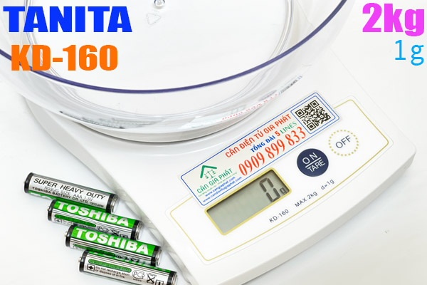 Cân 2kg cân điện tử 2kg cân điện tử KD160 2kg Cân Điện Tử Gia Phát