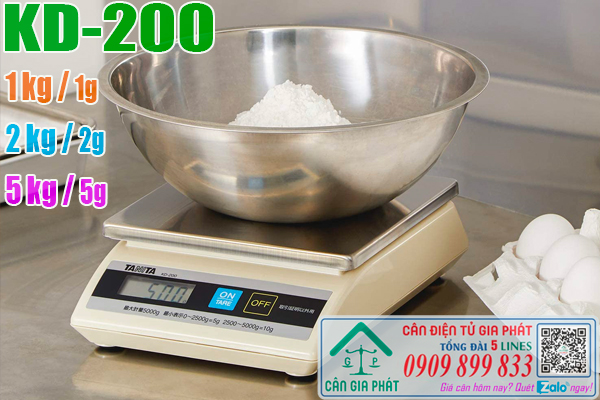 Cân điện tử Tanita KD-200 5kg làm bánh gia đình