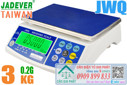 Cân điện tử JWQ 3kg/0.2g