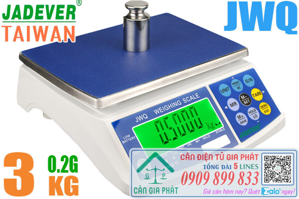 Sửa cân điện tử Jadever JWQ 3kg - mua cân điện tử JWQ 3kg