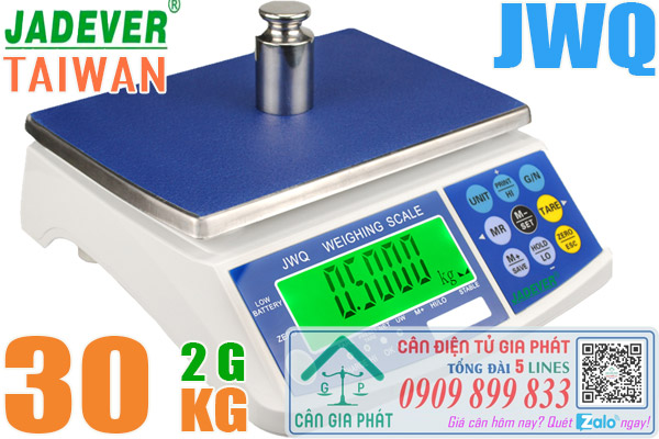Sửa cân điện tử Jadever JWQ 30kg - mua cân điện tử JWQ 30kg