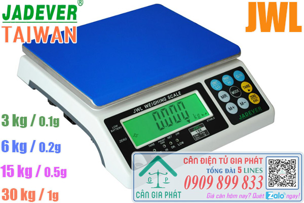 Cân điện tử Jadever JWL 6kg - giá cân điện tử JWL 6kg bao nhiêu?