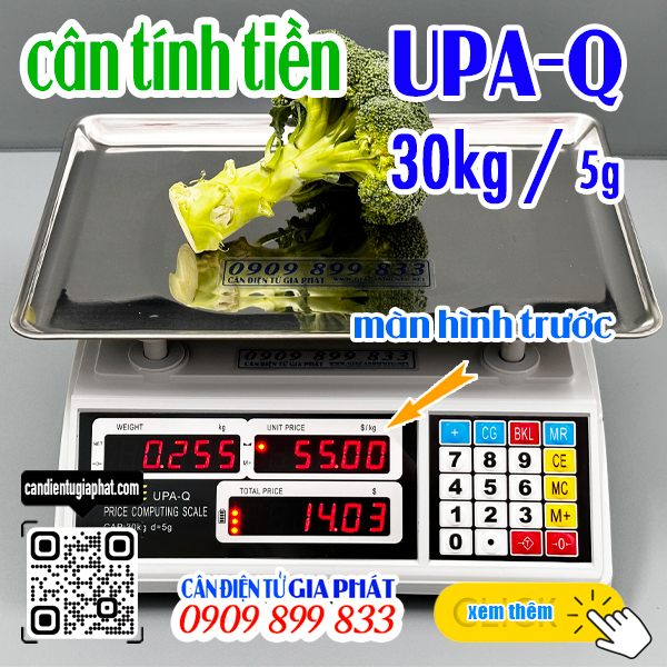 Cân tính tiền UPA-Q 15kg 30kg bán thịt bán trái cây bán hoa quả