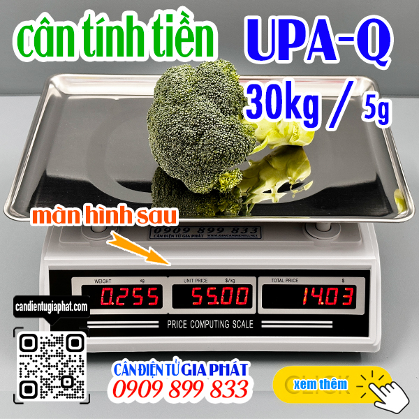 Mua cân tính tiền UPA-Q 30kg - sửa cân điện tử UPA-Q 30kg