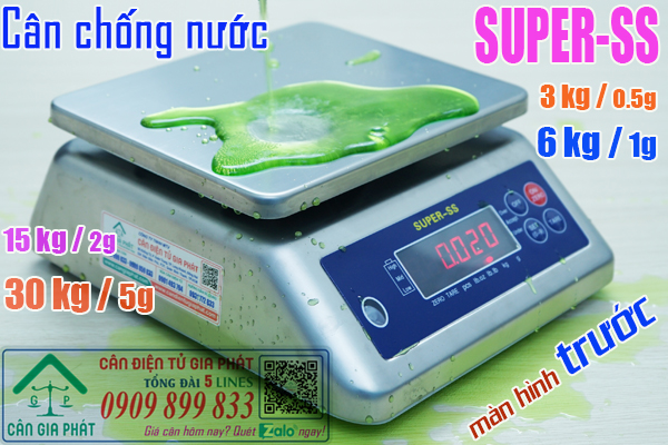 Cân điện tử inox chống nước Super-SS 6kg giá bao nhiêu?