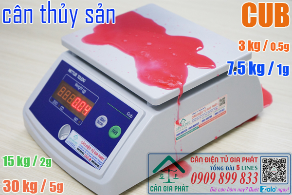 Cân thủy sản CUB 30kg - giá cân điện tử Mettler Toledo CUB 30kg