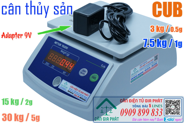 Sạc cân điện tử CUB 3kg - adapter cân điện tử CUB 9V