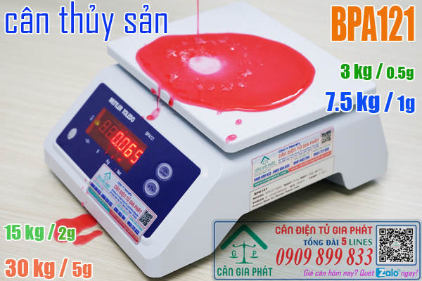 Cân điện tử BPA121 7.5kg - cân thủy sản Mettler Toledo BPA121 7.5kg