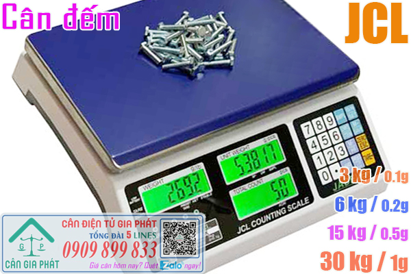 Cân đếm điện tử JCL 30kg - giá cân điện tử Jadever JCL bao nhiêu?