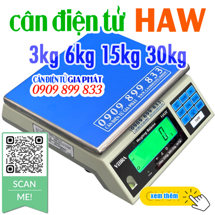 Cân điện tử HAW  3kg 6kg 15kg 30kg