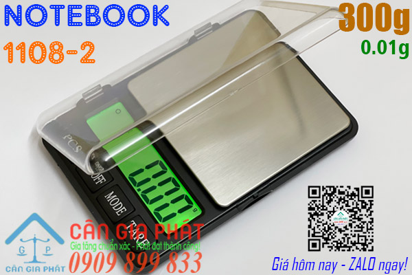 Cân điện tử 300g Notebook 1108-2 300g - cân tiểu ly 300g Notebook 1108-2