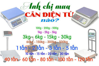 Anh chị mua cân điện tử? Gia Phát bán, giao & sửa cân điện tử tận nơi!