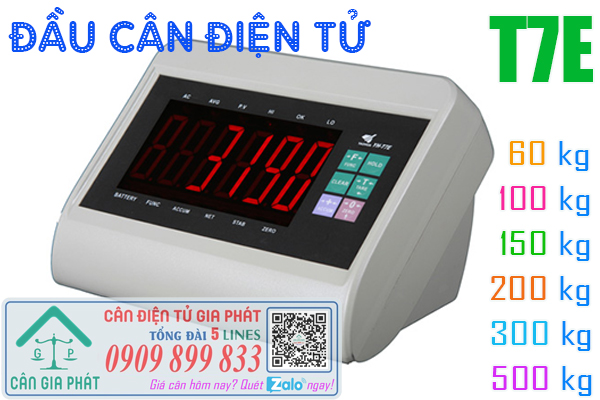 Đầu cân điện tử XK3190-T7E 60kg 100kg 150kg 200kg 300kg 500kg