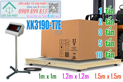 Cân điện tử XK3190-T7E 1 tấn - 2 tấn - 3 tấn - 5 tấn - 10 tấn