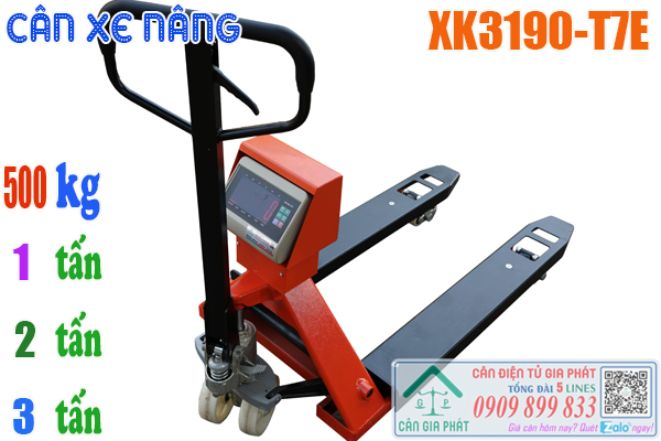 Cân xe nâng điện tử T7E 500kg 1 tấn 2 tấn 3 tấn ở TpHCM Đồng Nai