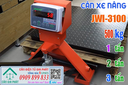 Cân điện tử xe nâng JWI-3100 500kg 1 tấn 2 tấn 3 tấn