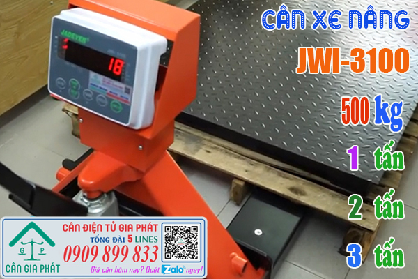 Mua bán & sửa cân điện tử xe nâng JWI-3100 500kg 1 tấn 2 tấn 3 tấn ở TpHCM Đồng Nai