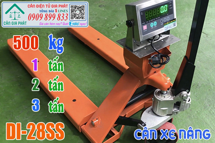 Cân điện tử xe nâng DI-28SS 500kg 1 tấn 2 tấn 3 tấn