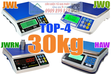 Cân điện tử 30kg - TOP 4 CÂN 30KG PHỔ BIẾN NHẤT