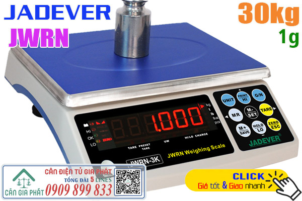 Cân 30kg - cân điện tử 30kg - cân điện tử JWRN 30kg