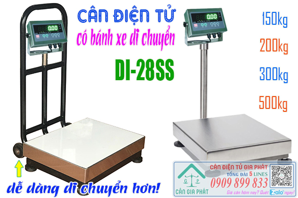 Cân bàn điện tử DI-28SS 60kg 100kg 150kg 200kg 300kg 500kg
