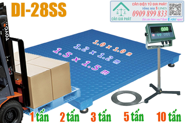 Mua và sửa cân điện tử DI-28SS 1 tấn 2 tấn 3 tấn 5 tấn 10 tấn