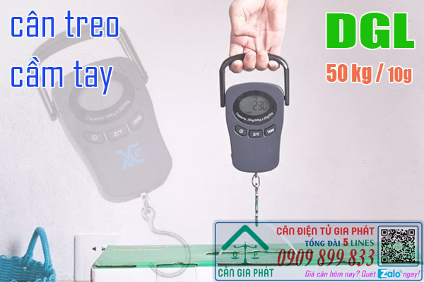 Cân treo xách tay DGL 50kg cân gas cân ga