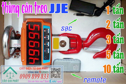 Cân treo điện tử JJE 1 tấn - 2 tấn - 3 tấn - 5 tấn - 10 tấn
