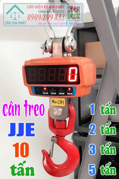 Cân móc treo điện tử JJE 1 2 3 5 10 tấn cân sắt thép