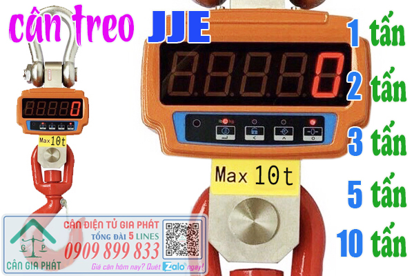Cân treo điện tử JJE 500kg 1 2 3 5 10 tấn cân sắt thép