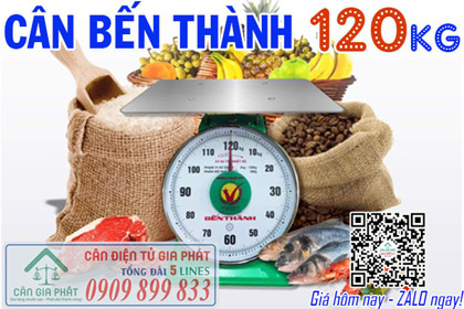 Cân đồng hồ Bến Thành 120kg, cân lò xo Bến Thành 120kg