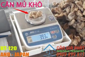 Cân đo độ mủ cao su AND HT-120 120g/0.01g Nhật