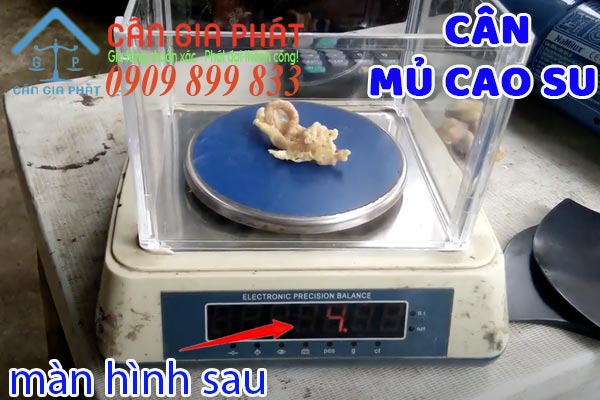 Cân mủ cao su KD-TBED 300g 2 màn hình số