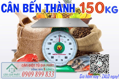 Cân đồng hồ Bến Thành 150kg, cân lò xo Bến Thành 150kg